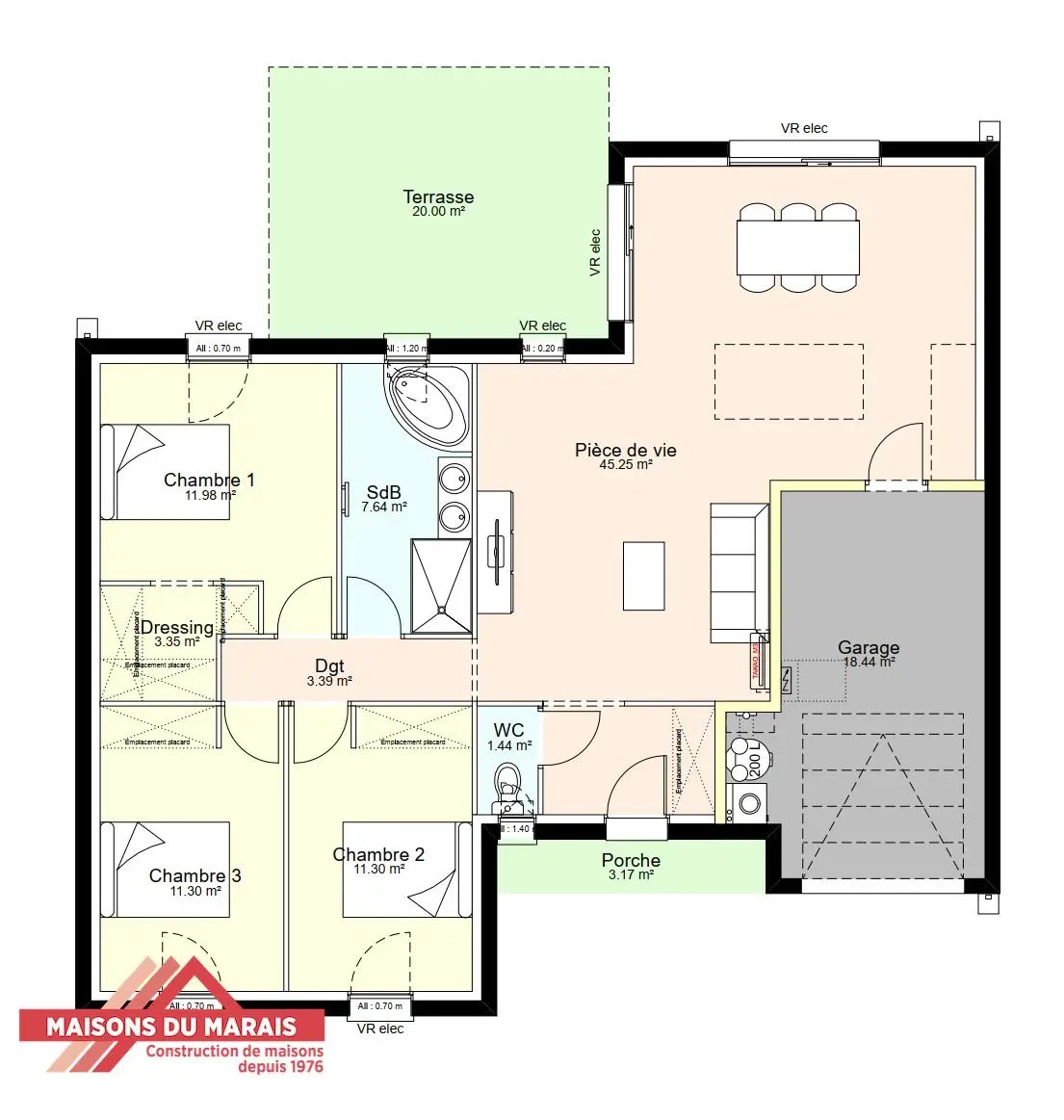 Appartement à vendre, 95m², Villiers-en-Plaine