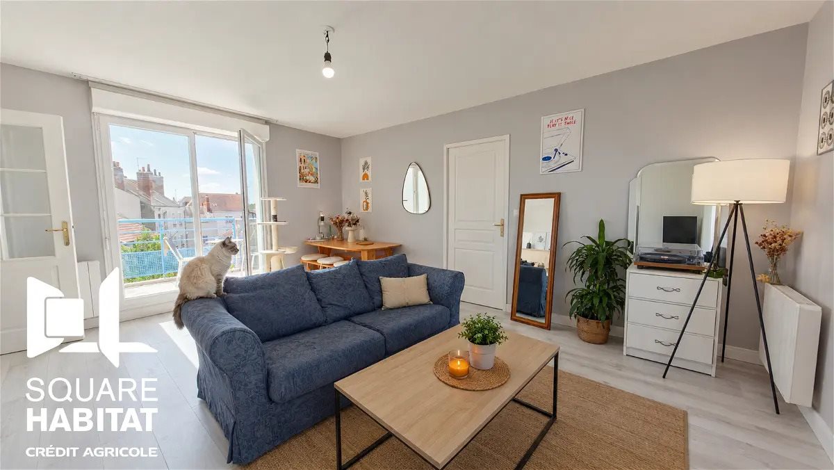 Appartement à vendre, 63m², Tours