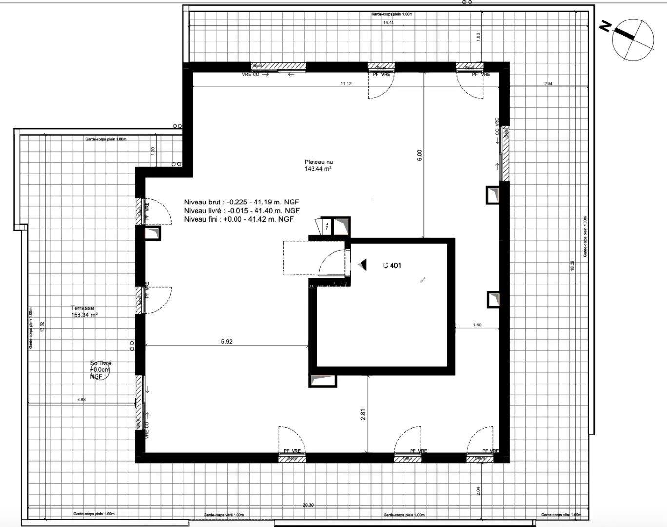 Appartement à vendre, 143m², Nantes
