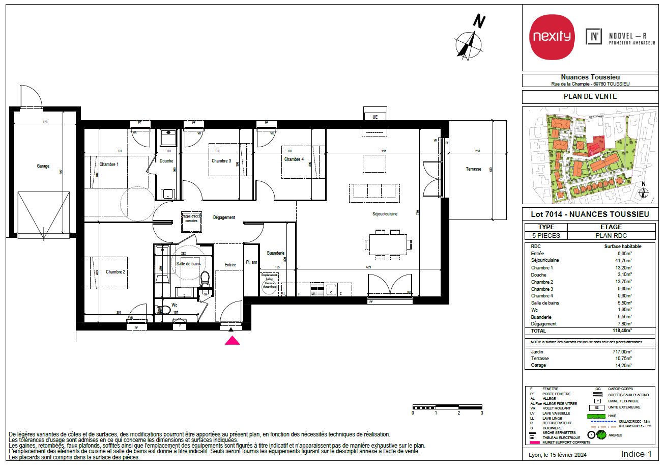 Maison à vendre, 118m², Saint-Pierre-de-Chandieu