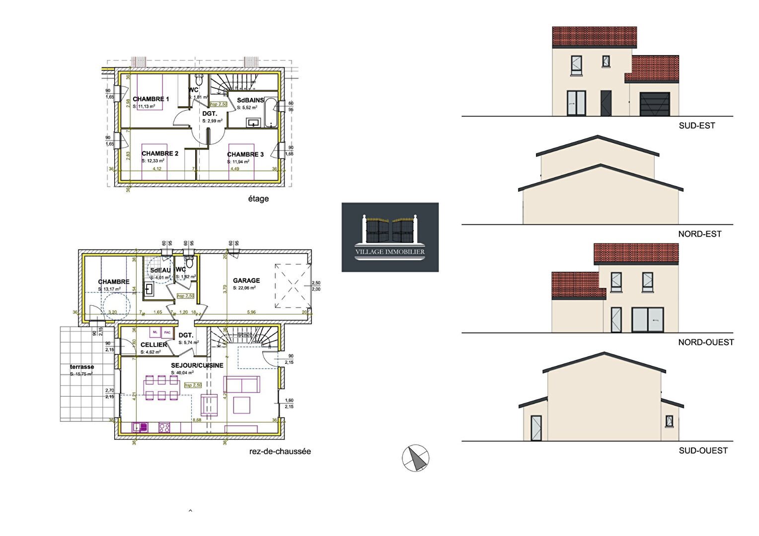 Maison à vendre, 114m², Toussieu