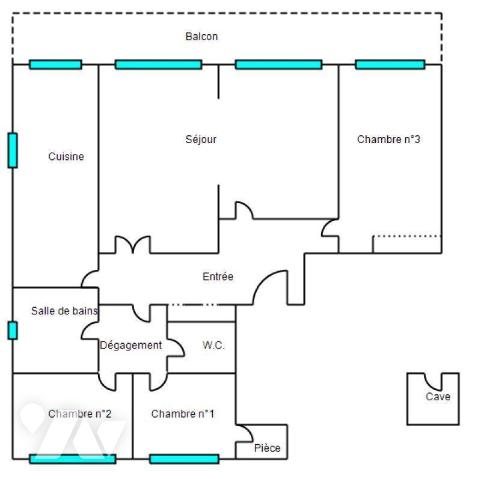 Appartement à vendre, 102m², Talence