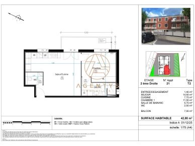 Appartement à vendre, 43m², Le Perreux-sur-Marne
