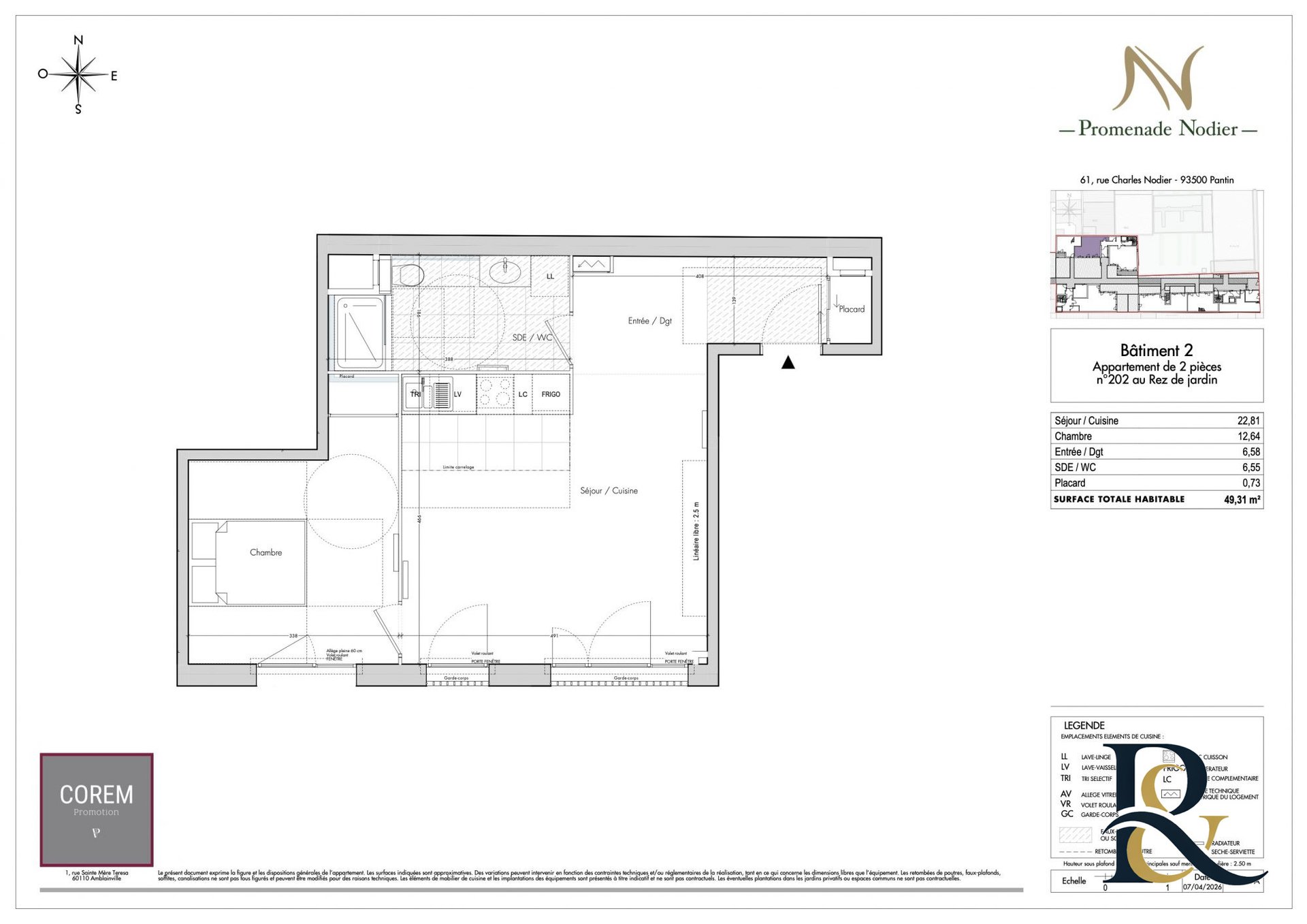 Maison à vendre, 49m², Pantin