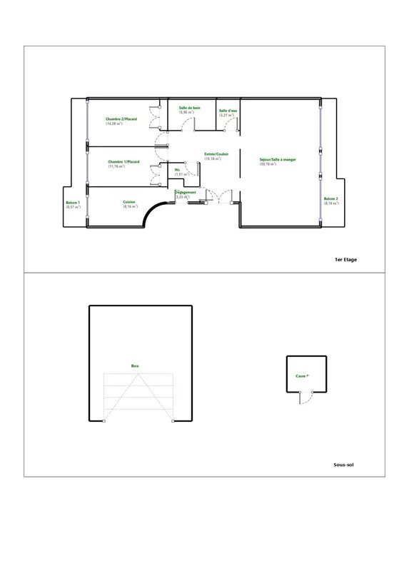 Appartement à vendre, 107m², Saint-Cloud