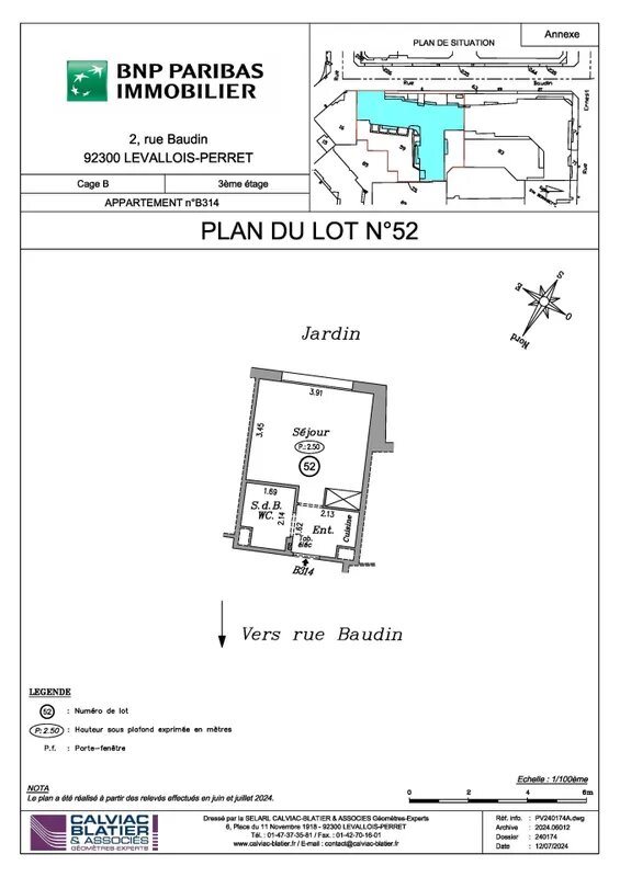 Appartement à vendre, 21m², Levallois-Perret