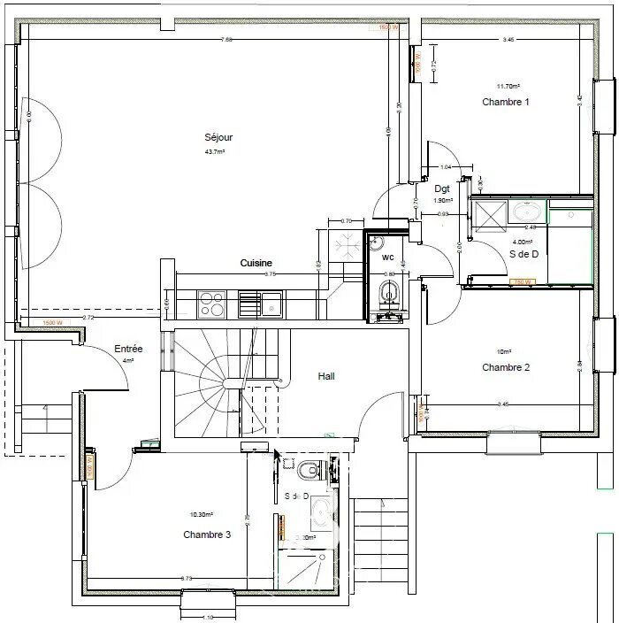 Appartement à louer, 90m², Saint-Germain-en-Laye