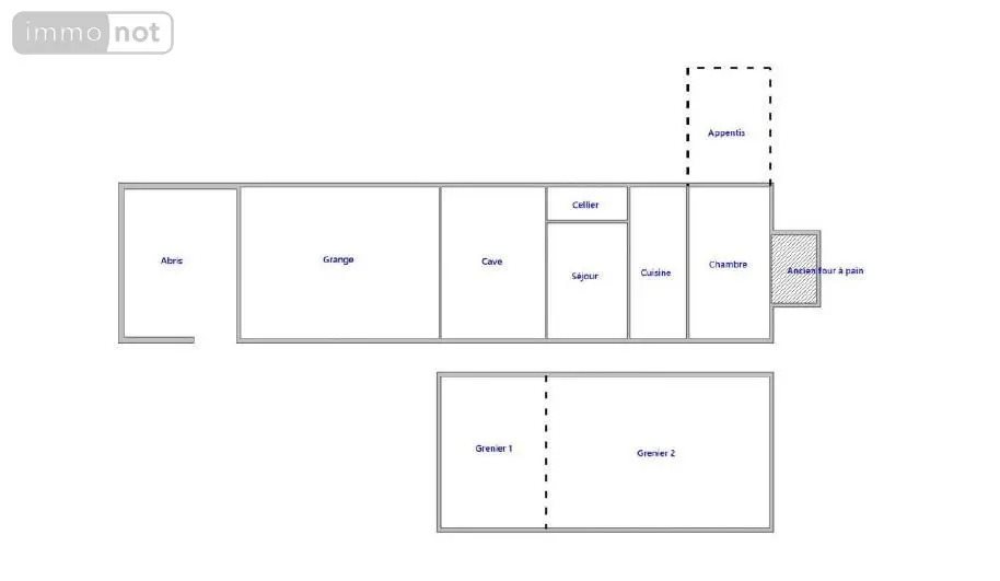 Maison à vendre, 56m², Mézières-sur-Ponthouin