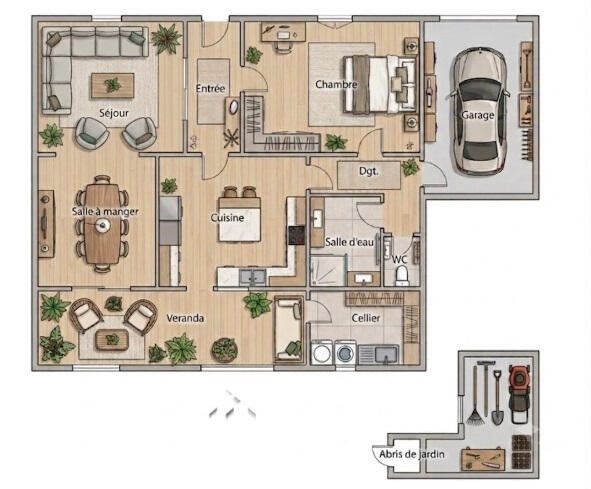 Maison à vendre, 96m², Pessac