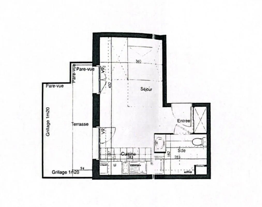 Appartement à vendre, 28m², Lieusaint