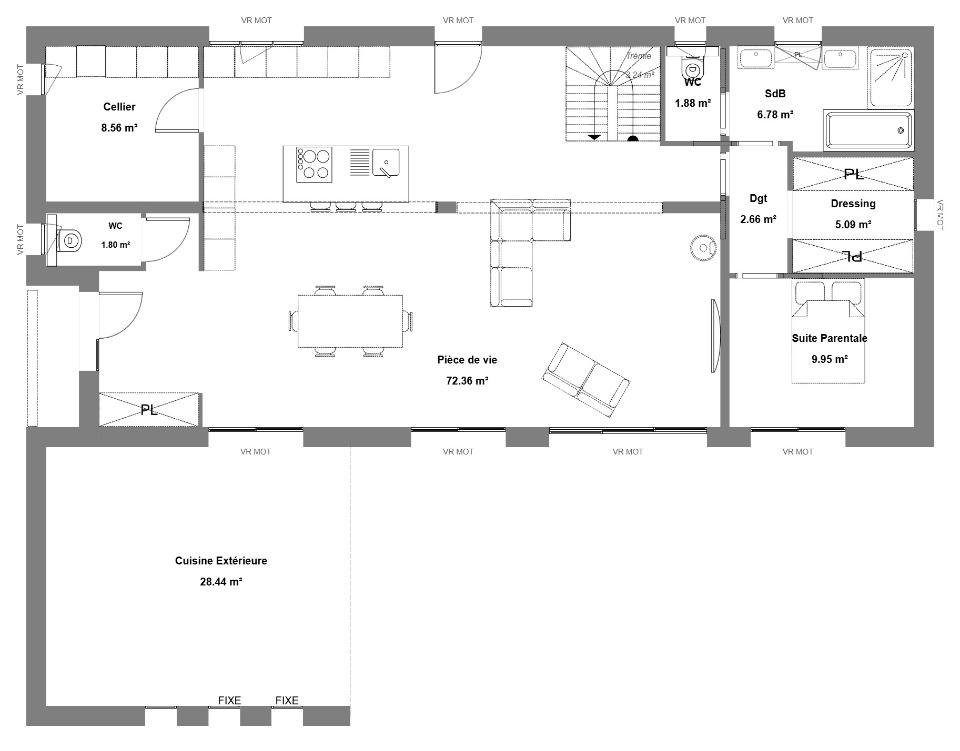 Maison à vendre, 250m², Thénioux