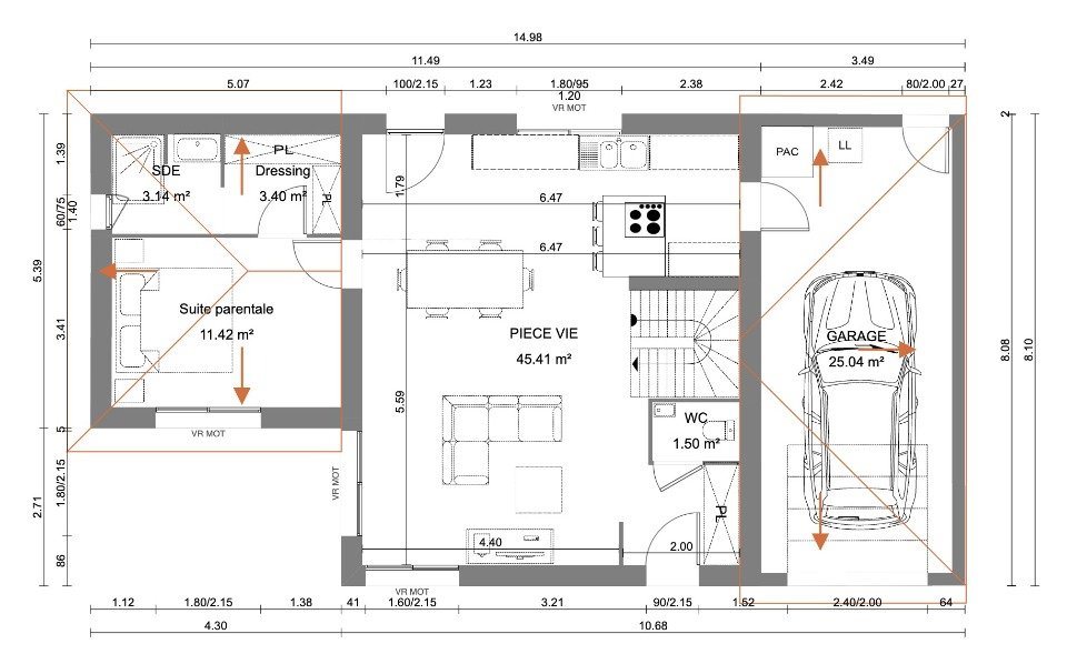 Maison à vendre, 108m², Replonges