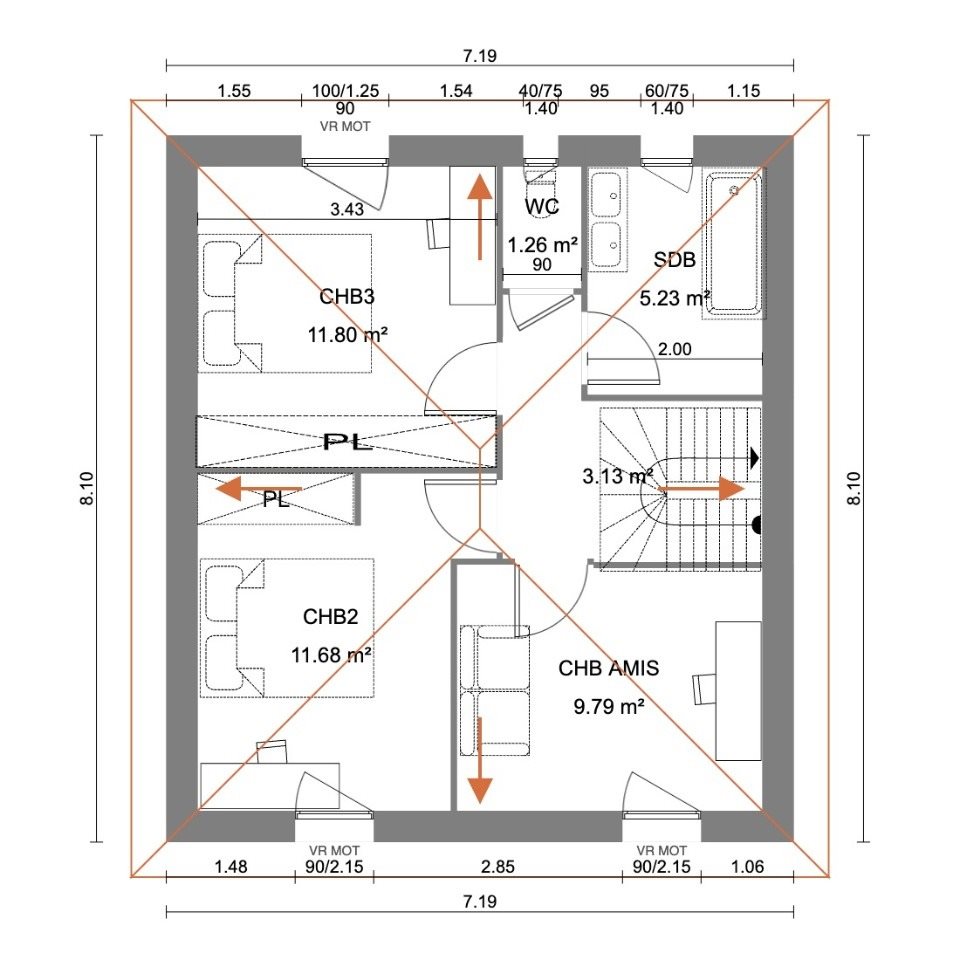 Maison à vendre, 108m², Replonges