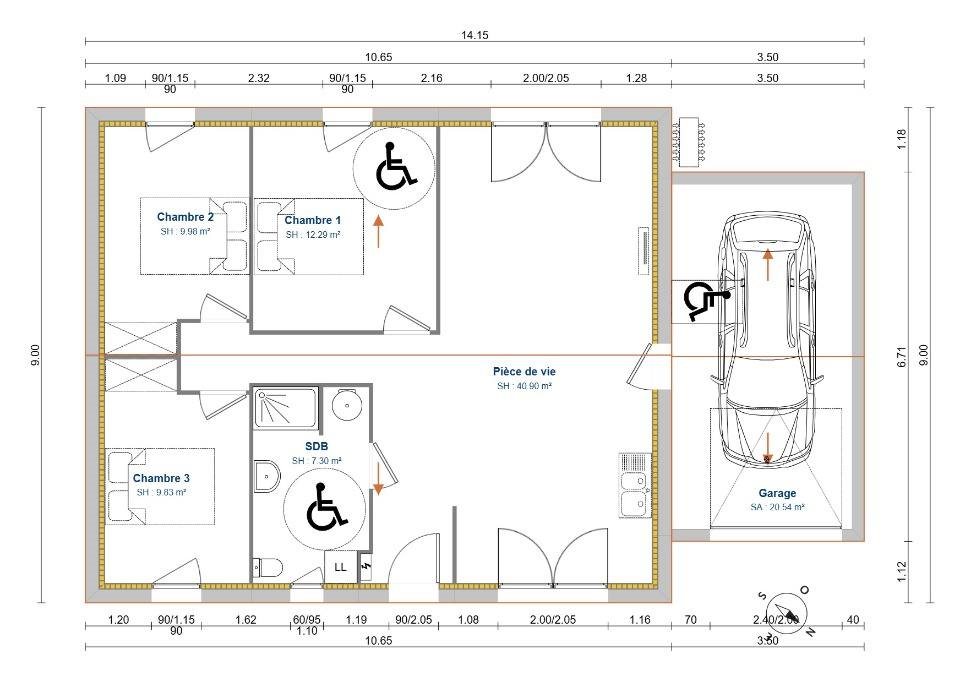 Maison à vendre, 80m², Guiseniers