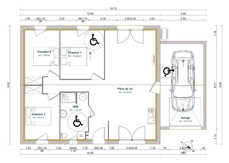 Maison à vendre, 80m², Cravent