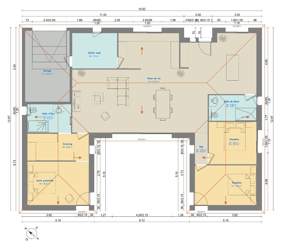 Maison à vendre, 130m², Etrépagny
