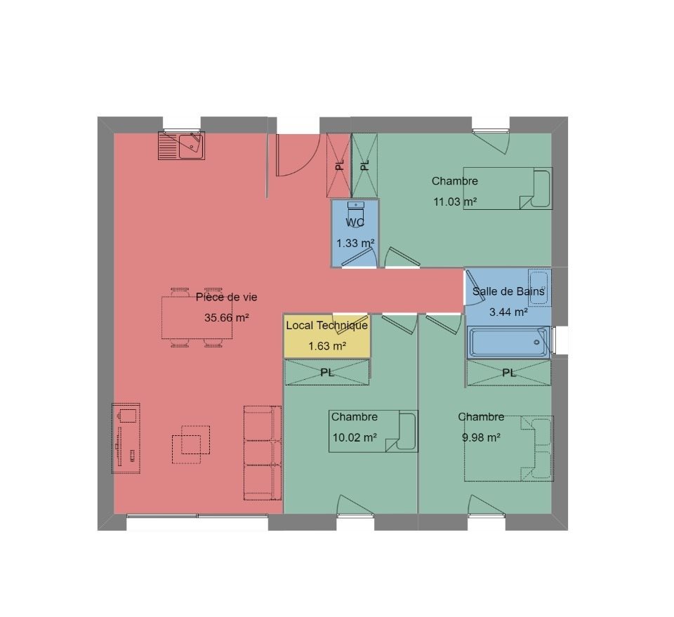 Maison à vendre, 73m², Vallon-Pont-d'Arc