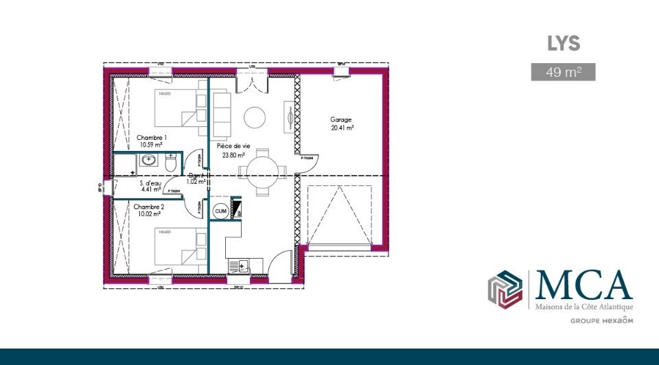 Maison à vendre, 100m², Biscarrosse