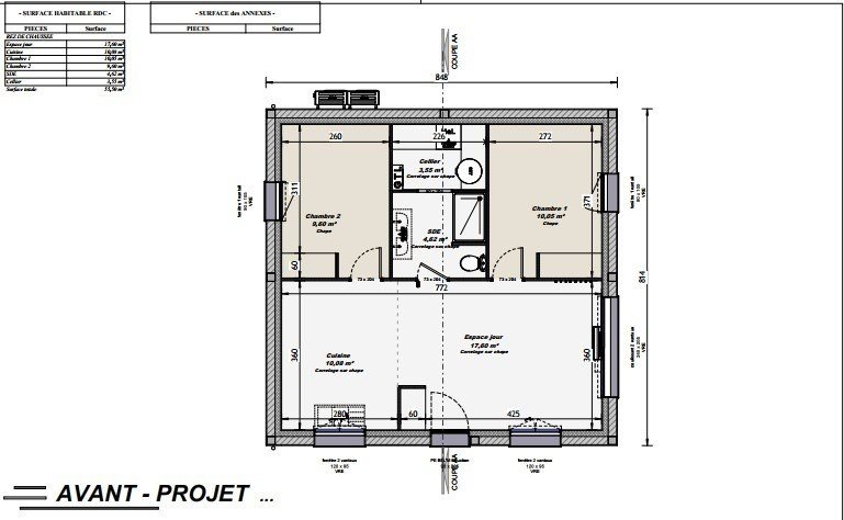 Maison à vendre, 55m², Saint-Saturnin