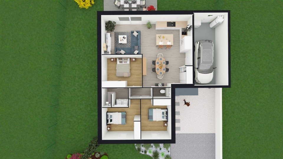 Maison à vendre, 80m², Palluau
