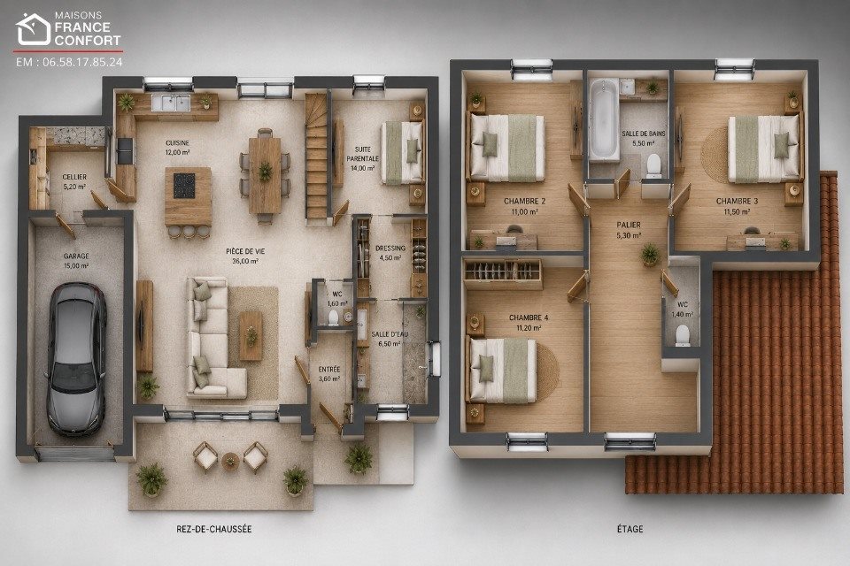 Maison à vendre, 100m², Gréasque