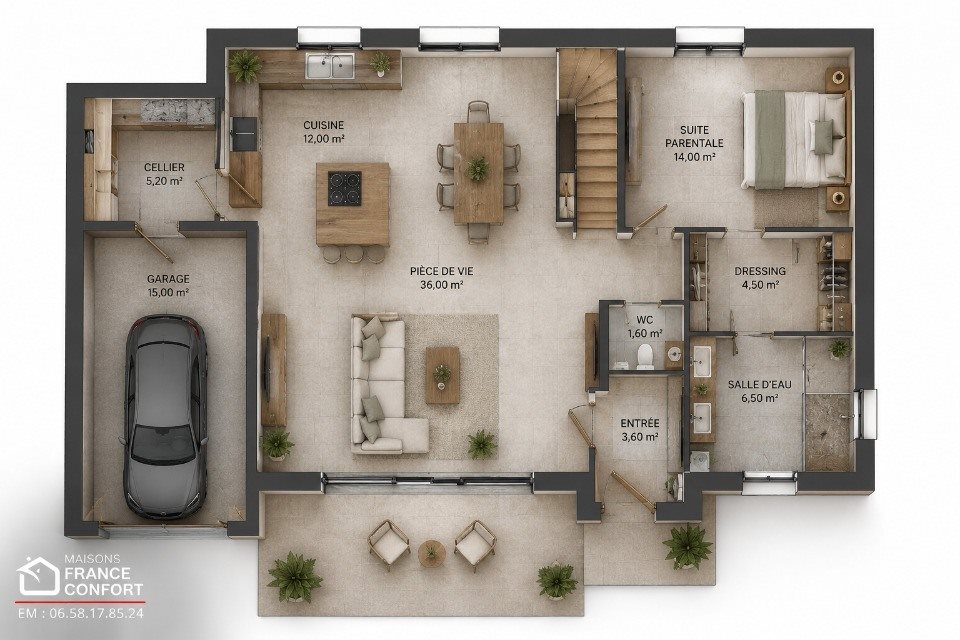 Maison à vendre, 100m², Gréasque