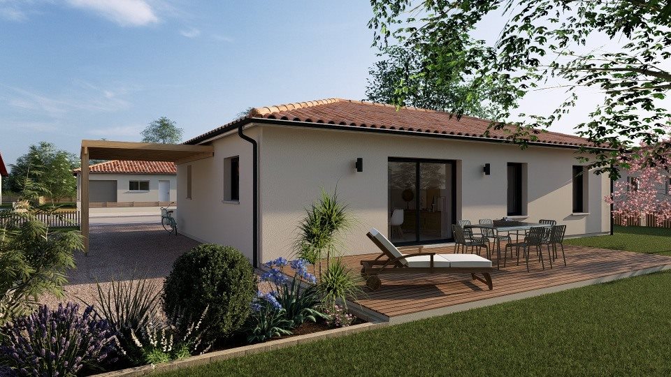 Maison à vendre, 90m², Damazan