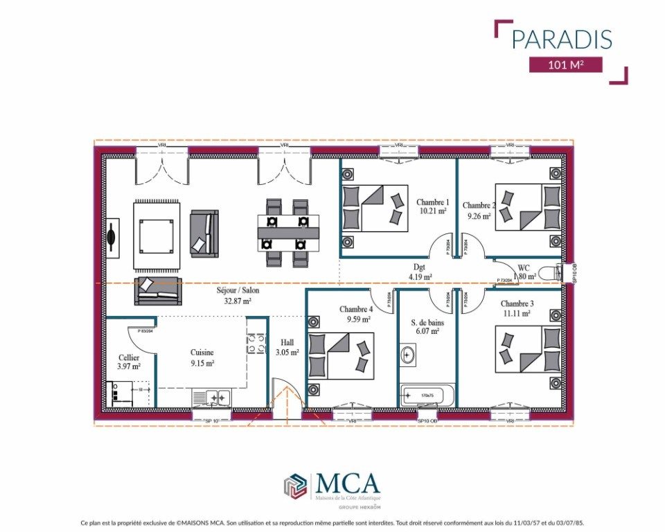 Maison à vendre, 100m², Le Taillan-Médoc