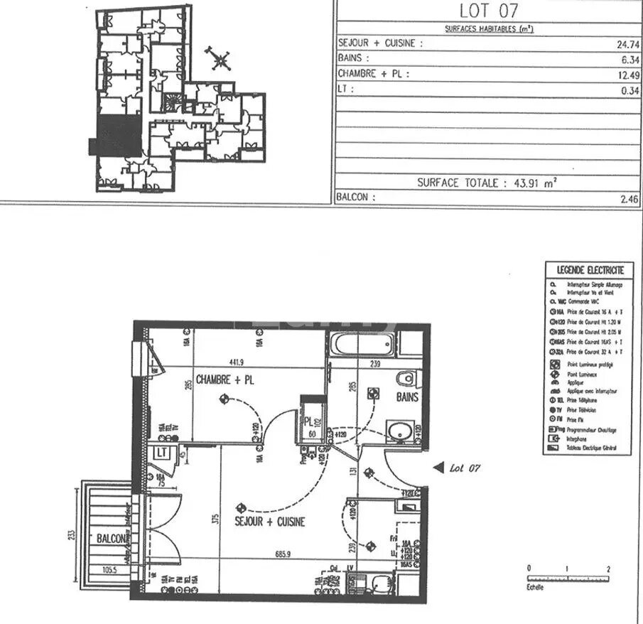 Appartement à louer, 43m², Bouaye