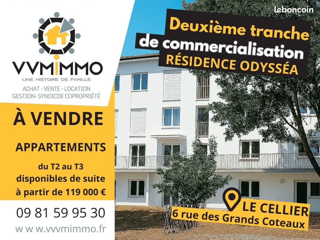 Appartement à vendre, 48m², Le Cellier