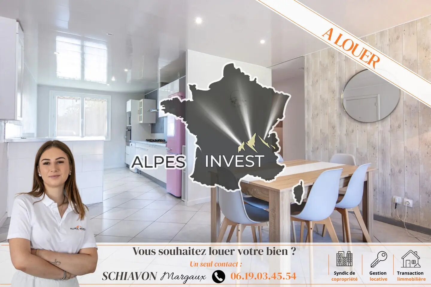 Appartement à louer, 67m², Pontcharra