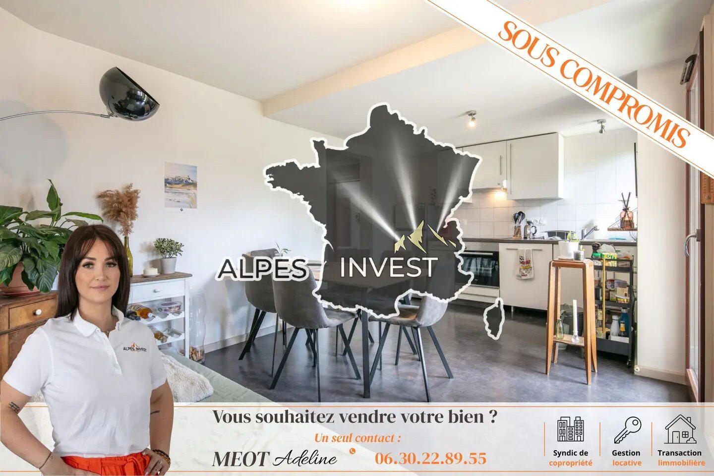 Appartement à vendre, 57m², Porte-de-Savoie