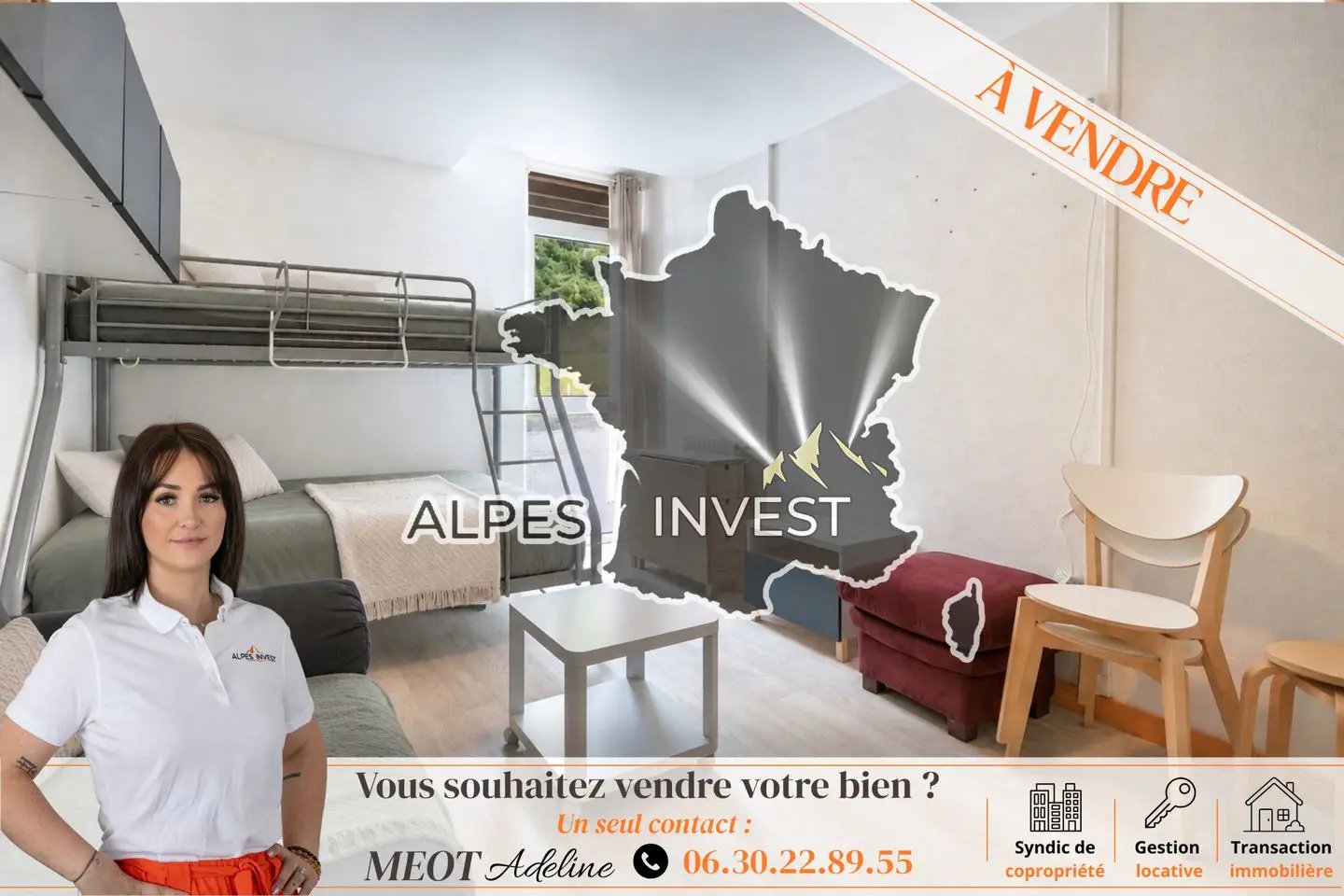 Appartement à vendre, 20m², Allevard