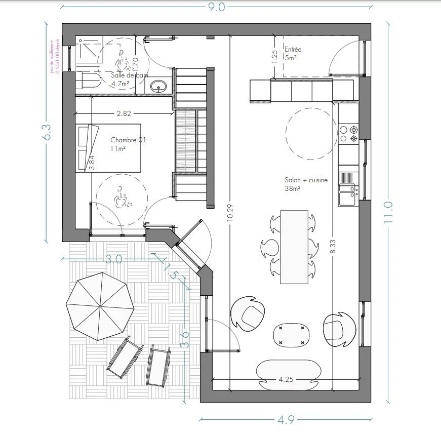 Maison à vendre, 122m², Samois-sur-Seine