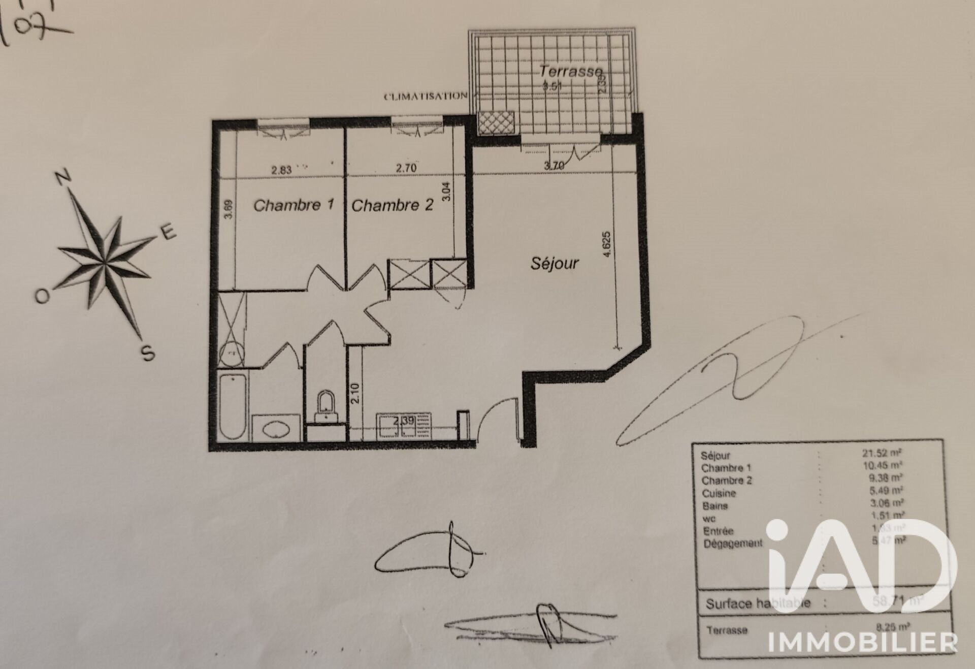 Appartement à vendre, 58m², Saint-Raphaël