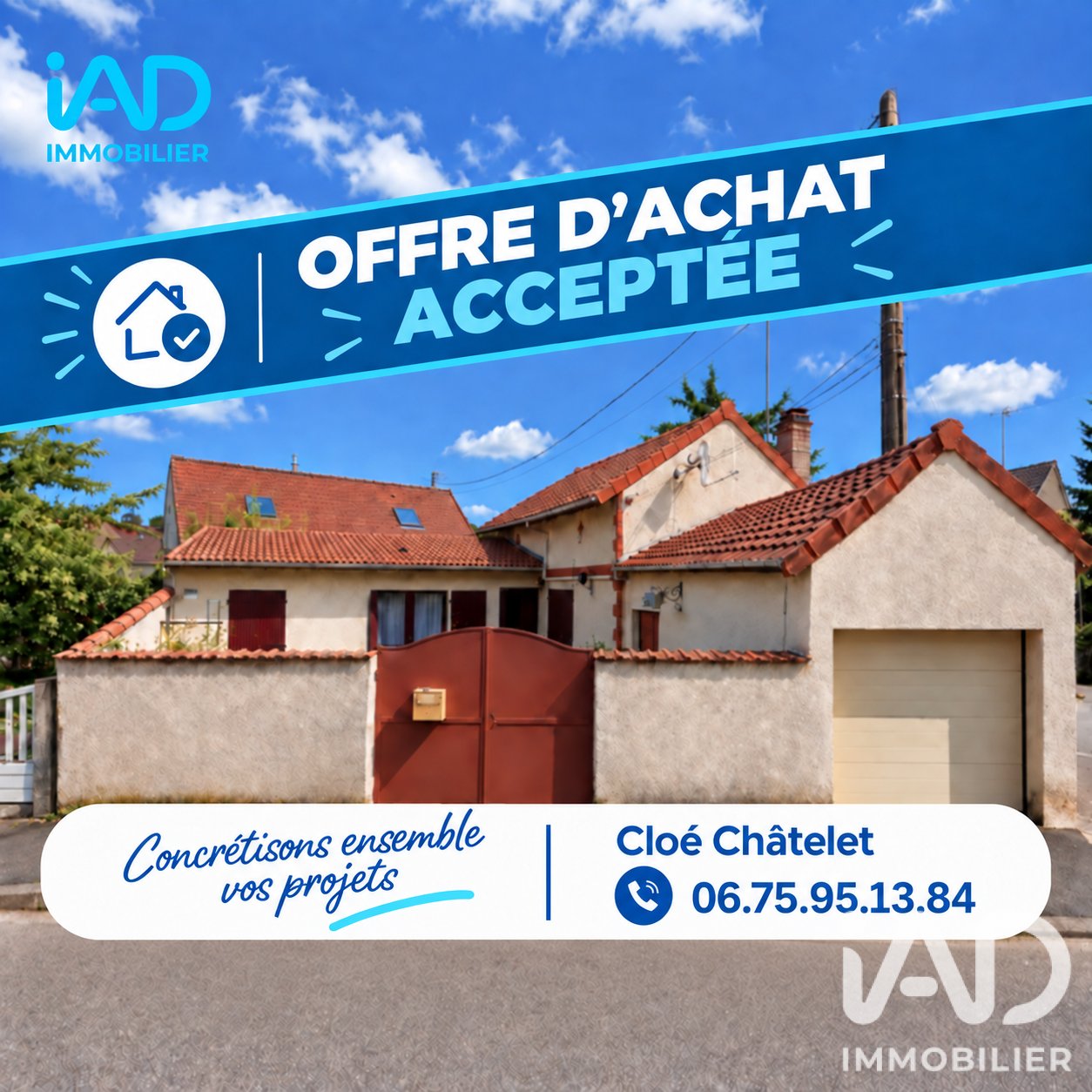 Maison à vendre, 60m², Fontenay-en-Parisis
