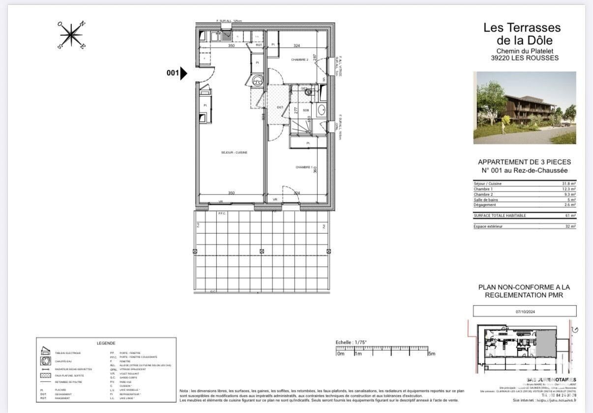 Appartement à vendre, 61m², Les Rousses