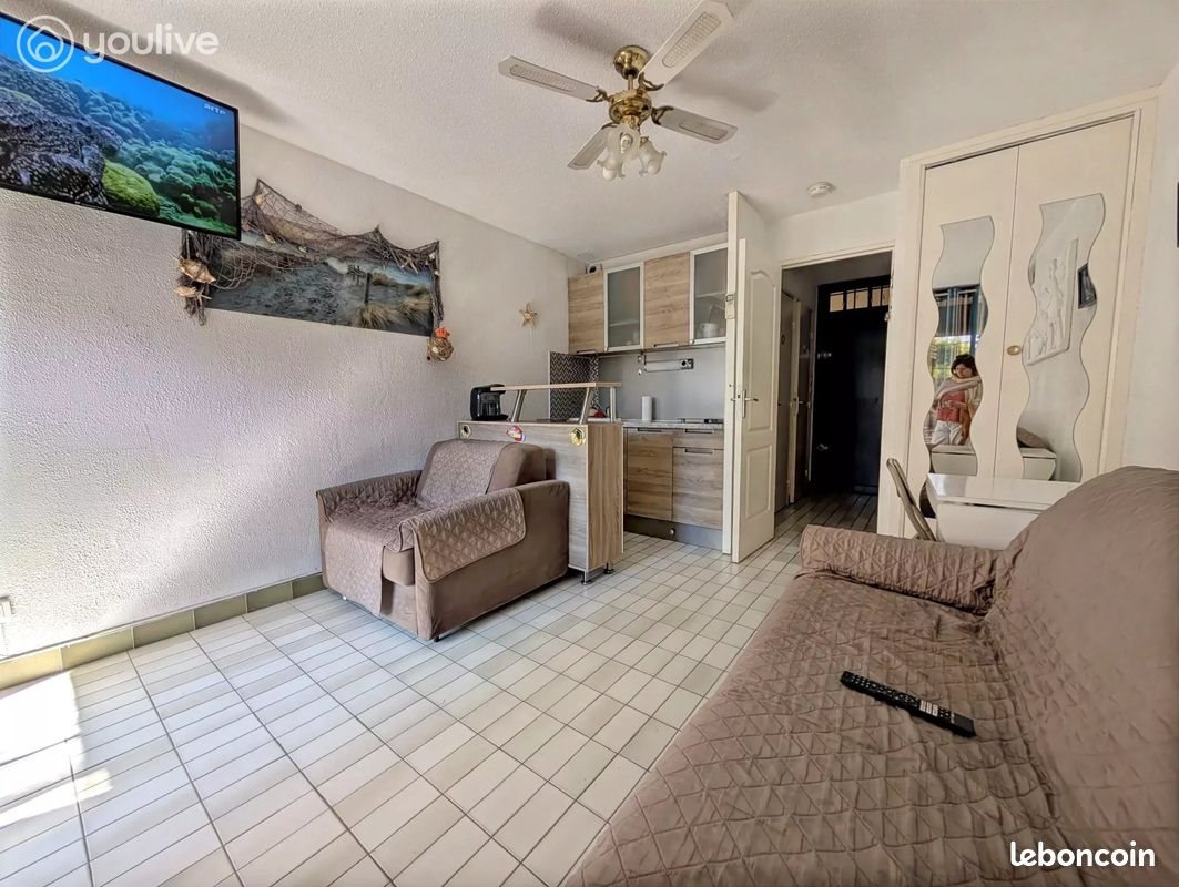 Appartement à vendre, 21m², Le Grau-du-Roi