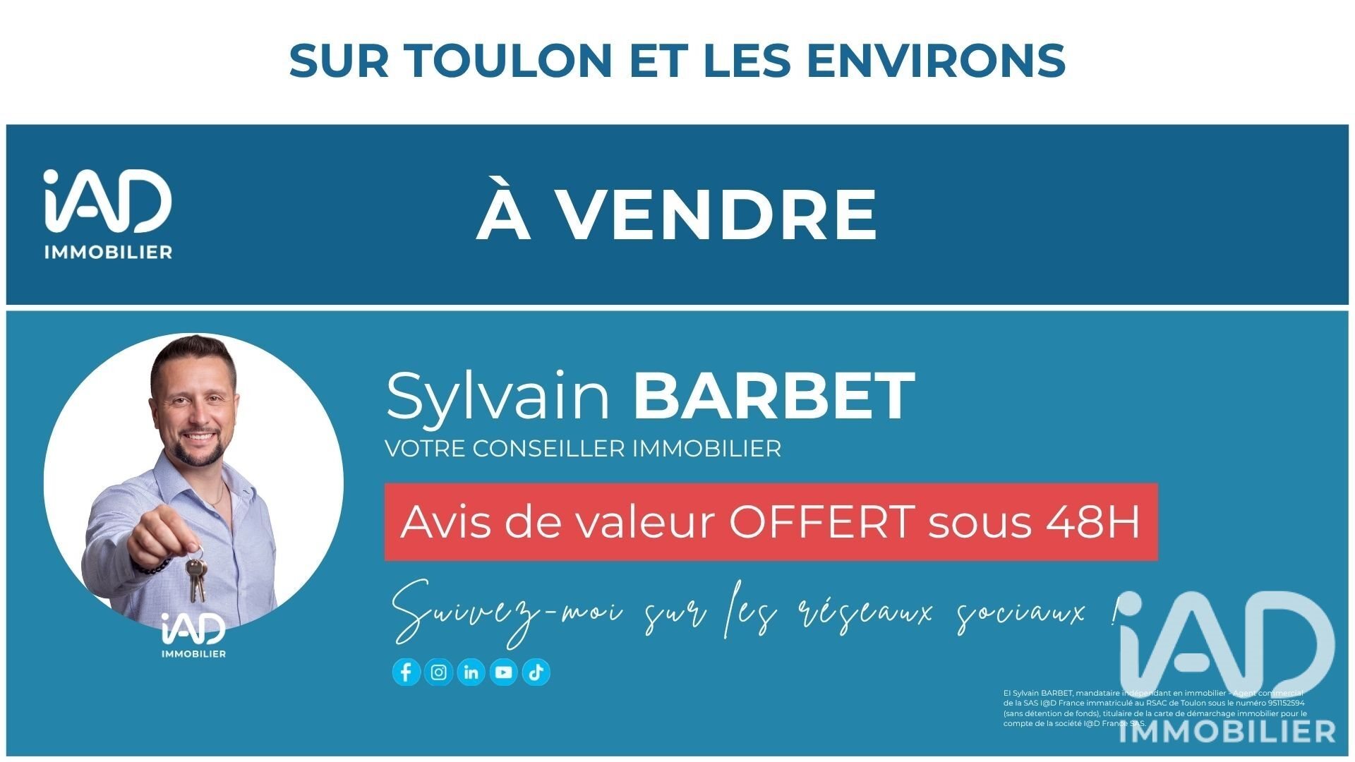 Appartement à vendre, 54m², Carqueiranne