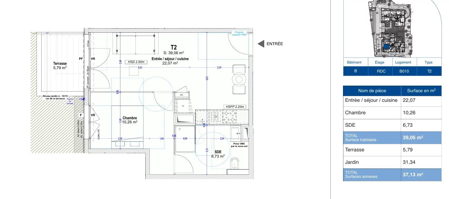 Appartement à vendre, 39m², Antibes