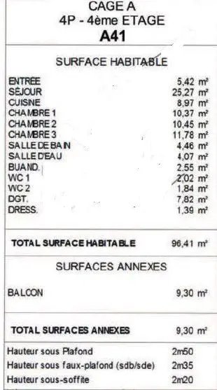 Appartement à louer, 96m², Trappes