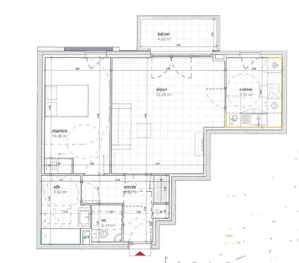 Appartement à louer, 59m², Les Pavillons-sous-Bois