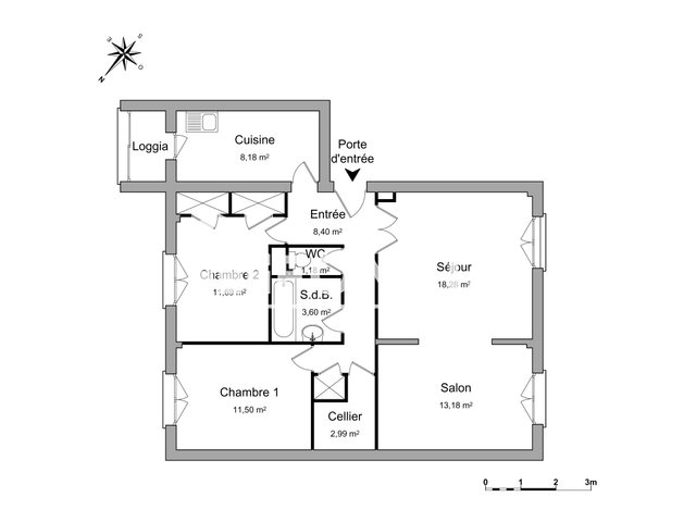 Appartement à louer, 79m², Hyères