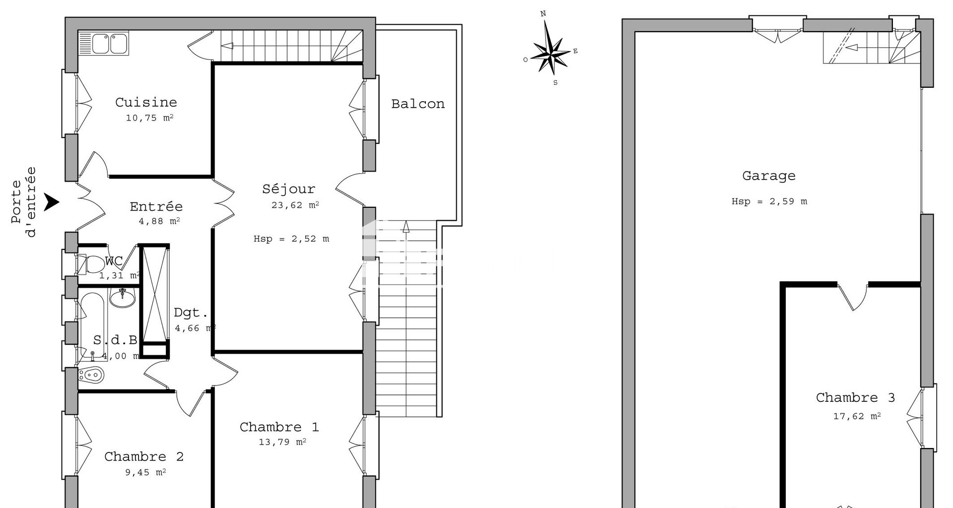 Maison à louer, 90m², Saint-André-de-Corcy
