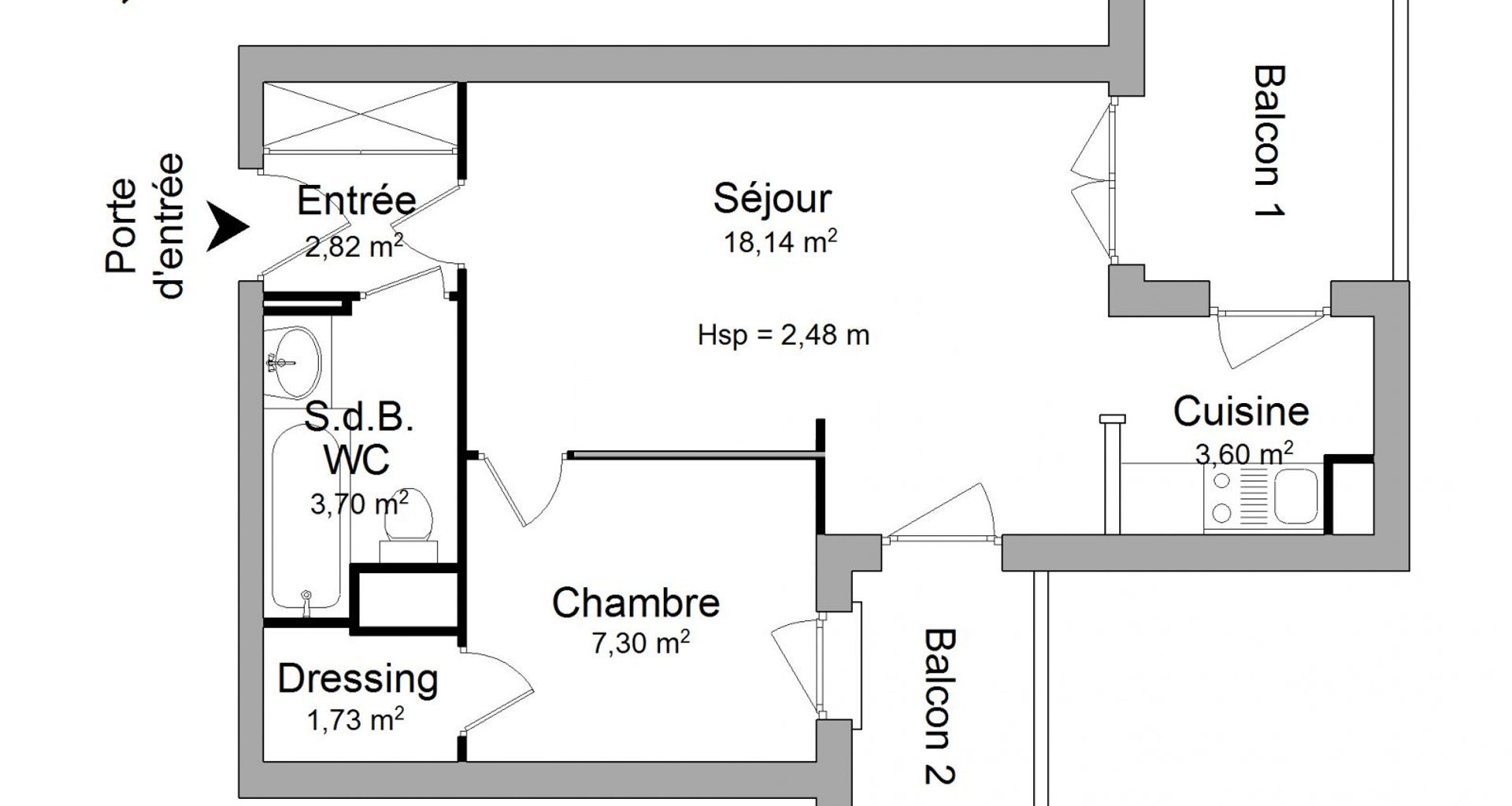 Appartement à louer, 37m², Toulouse