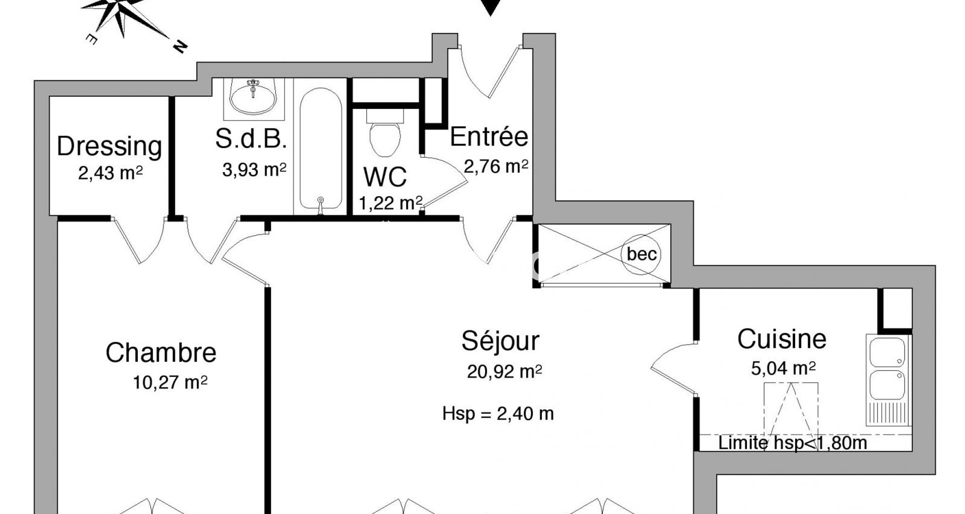 Appartement à louer, 46m², Les Pavillons-sous-Bois