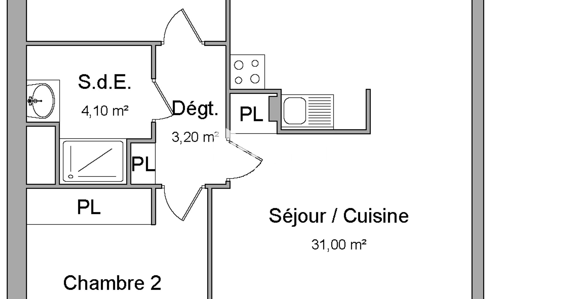 Appartement à louer, 63m², Toulouse
