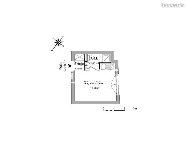 Appartement à louer, 16m², Nancy