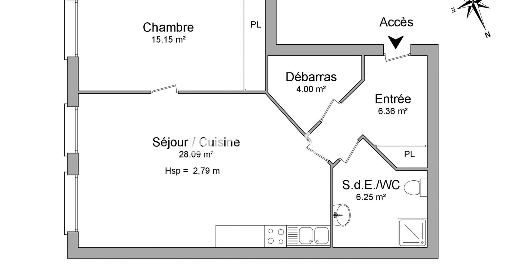 Appartement à louer, 59m², Villeneuve-sur-Lot