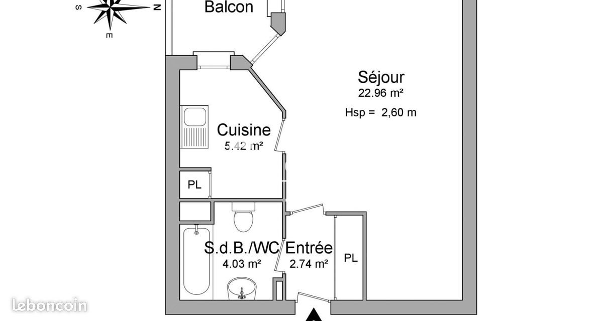 Appartement à louer, 35m², Avignon